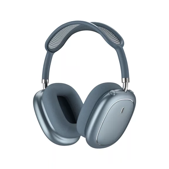 WIWU Airbuds MAX TD-18 ANC vezeték nélküli ANC fejhallgató – acélkék