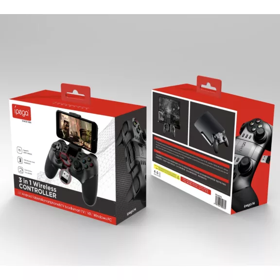 iPega 9076 2.4GHz Bluetooth Gamepad Fortnite Android/iOS/PS3/PS4/PC/Android TV/N-Switch