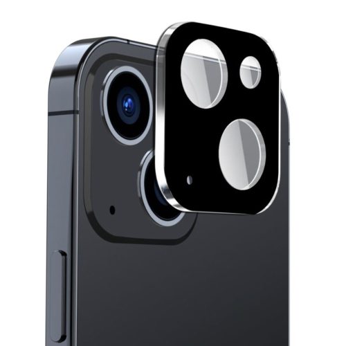 Techsuit - Full Camera Glass - iPhone 15 / 15 Plus - Black 