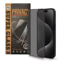   9D Privacy üvegfólia – betekintésvédelemmel iPhone 16 Pro Max 