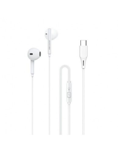 AWEI Stereo Earphones PC-1T USB-C csatlakozós fülhallgató - Fehér