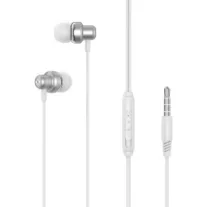   XO EP38 Vezetékes Fülhallgató JACK 3.5MM Mikrofonnal fehér