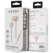 Guess In-Ear fülhallgató 3,5 jack - Rose Gold