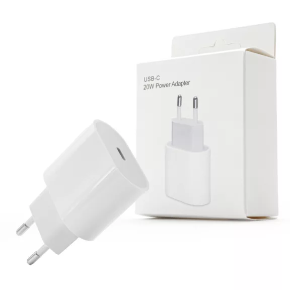 Ecobox Hálózati Töltő Adapter PD 20W Fehér