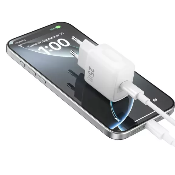 WiWU Essen 25W GaN USB-C PD töltőadapter