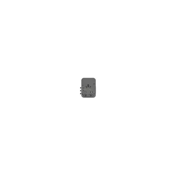 JELLICO univerzális utazó adapter S9 PD 2xUSB-C + 1xUSB 3.4A Max 2500W - Fekete