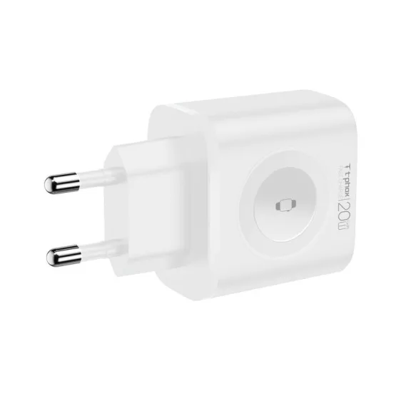 T-PHOX T-PP20 hálózati adapter GAN iWATCH vezeték nélküli töltővel 3IN1 fehér