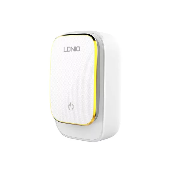 LDNIO A4405 4USB hálózati töltő + USB-C kábel led világítással
