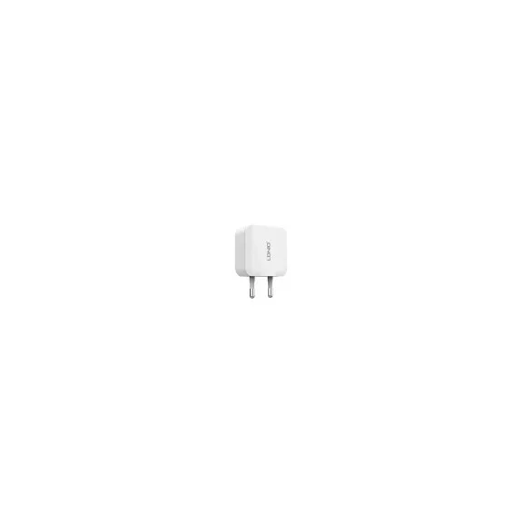LDNIO A2201 hálózati töltő 2x USB-A + Lightning kábel – fehér
