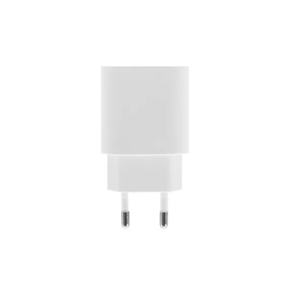 Ecobox Hálózati Töltő PD 20W + typ C - Lightning Adatkábel Fehér