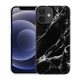 Crong Marble Case - iPhone 12 Mini tok - Fekete