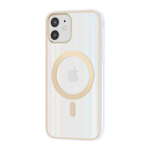 Apple iPhone 12 - 12 Pro TPU Magsafe kompatibilis tok arany