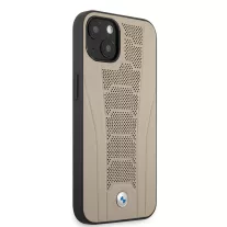 BMW - Perforated Deboss Lines - iPhone 13 tok - bézs