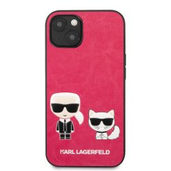   Karl Lagerfeld - Karl & Choupette - iPhone 13 Mini tok - Fukszia