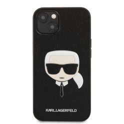   Karl Lagerfeld - Mini, Karl's Head - iPhone 13 Mini tok - Fekete