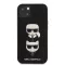 Karl Lagerfeld - Karl & Choupette Heads - iPhone 13 Mini tok - fekete