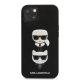 Karl Lagerfeld - Karl & Choupette Heads - iPhone 13 Mini tok - Fekete