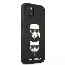   Karl Lagerfeld - Karl & Choupette Heads - iPhone 13 Mini tok - fekete