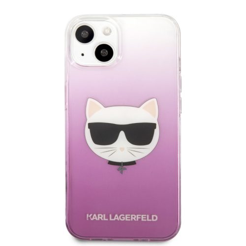 Karl Lagerfeld - Choupette - iPhone 13 Mini tok - Rózsaszín 