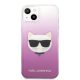 Karl Lagerfeld - Choupette - iPhone 13 Mini tok - Rózsaszín 