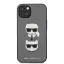 Karl Lagerfeld - Karl & Choupette Heads - iPhone 13 Mini tok - szürke