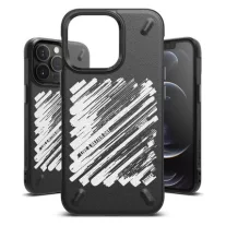 Rringke Onyx Design Paint - iPhone 13 Pro tok - fekete