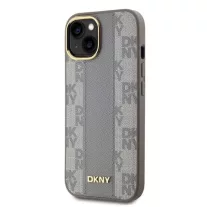 DKNY checkered mono pattern MagSafe - iPhone 14 tok - bézs