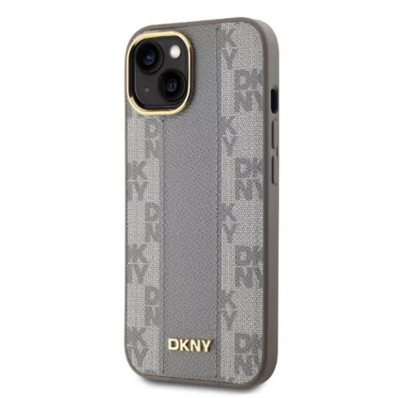 DKNY checkered mono pattern MagSafe - iPhone 14 tok - bézs