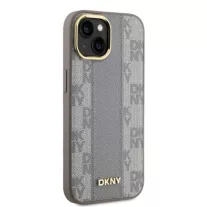 DKNY checkered mono pattern MagSafe - iPhone 14 tok - bézs