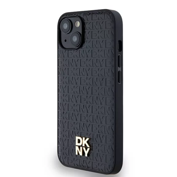 DKNY pattern stack logo MagSafe - iPhone 14 tok - fekete