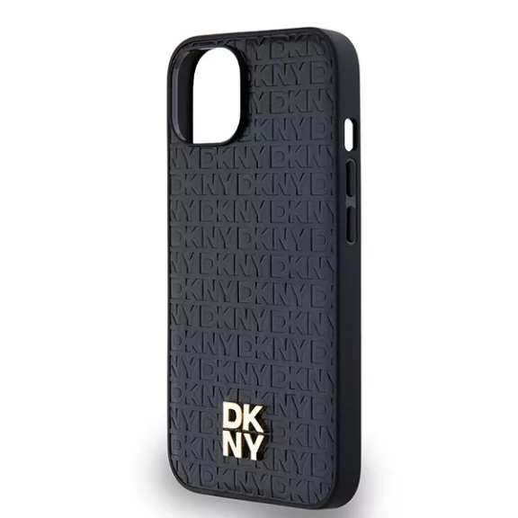 DKNY pattern stack logo MagSafe - iPhone 14 tok - fekete