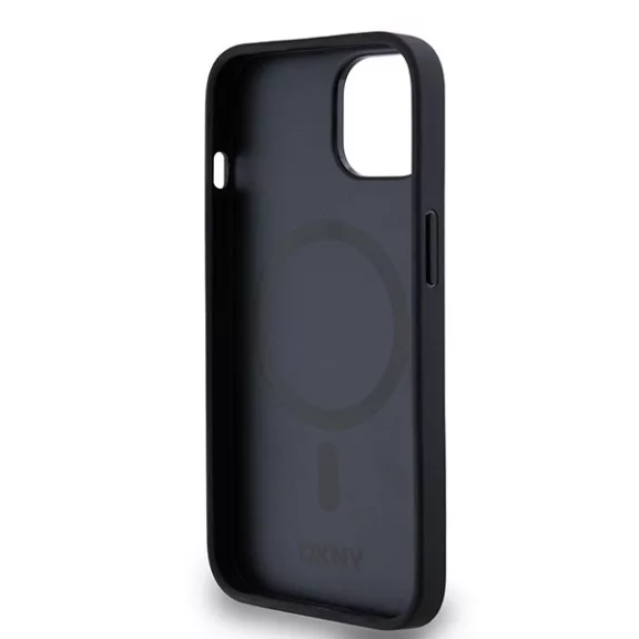 DKNY pattern stack logo MagSafe - iPhone 14 tok - fekete