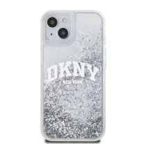 DKNY liquid glitter arch logo - iPhone 14 tok - átlátszó