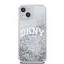 DKNY liquid glitter arch logo - iPhone 14 tok - átlátszó