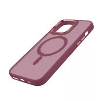 MAGMAT MagSafe szilikon tok iPhone 14 - Burgundi