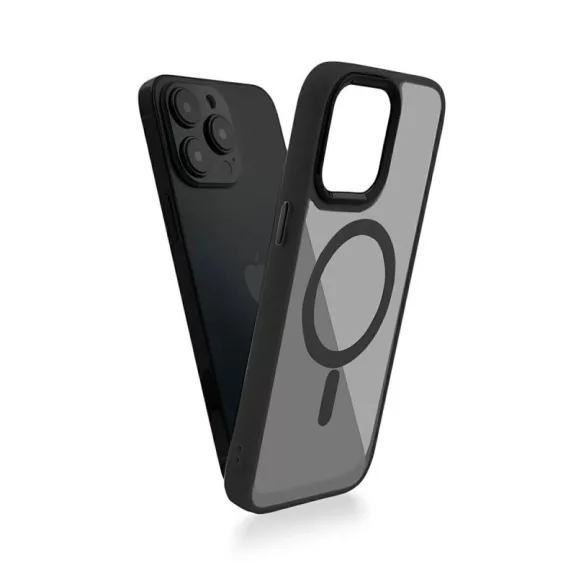MAGMAT MAGSAFE szilikon tok iPhone 14 fekete