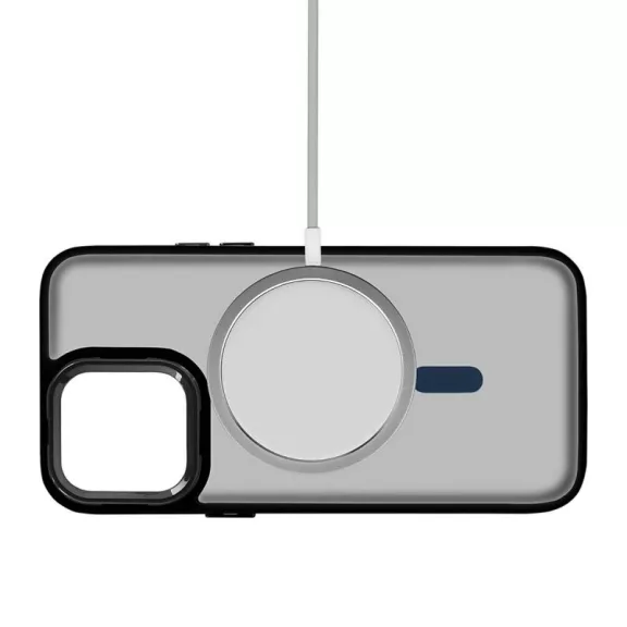 MAGMAT MAGSAFE szilikon tok iPhone 14 fekete