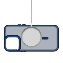 MAGMAT MagSafe szilikon tok - iPhone 14 - Kék