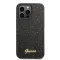Guess glitter script - iPhone 14 Pro tok - fekete