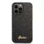 Guess glitter script - iPhone 14 Pro tok - fekete