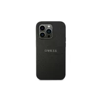 Guess saffiano - iPhone 14 Pro tok - fekete