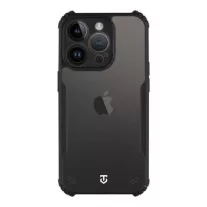   Tactical Quantum stealth - iPhone 14 Pro tok - fekete/átlátszó