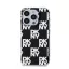 DKNY checkered pattern - iPhone 14 Pro tok - fekete