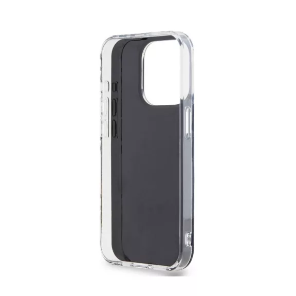 DKNY checkered pattern - iPhone 14 Pro tok - fekete