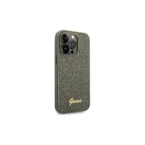 Guess glitter script - iPhone 14 Pro tok - khaki zöld