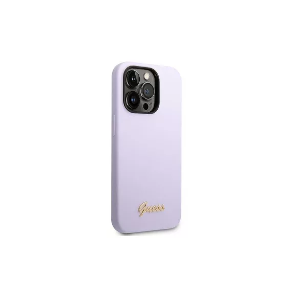 Guess metal logo - iPhone 14 Pro tok - lila