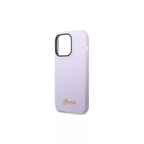Guess metal logo - iPhone 14 Pro tok - lila