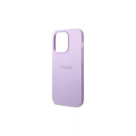 Guess saffiano - iPhone 14 Pro tok - lila