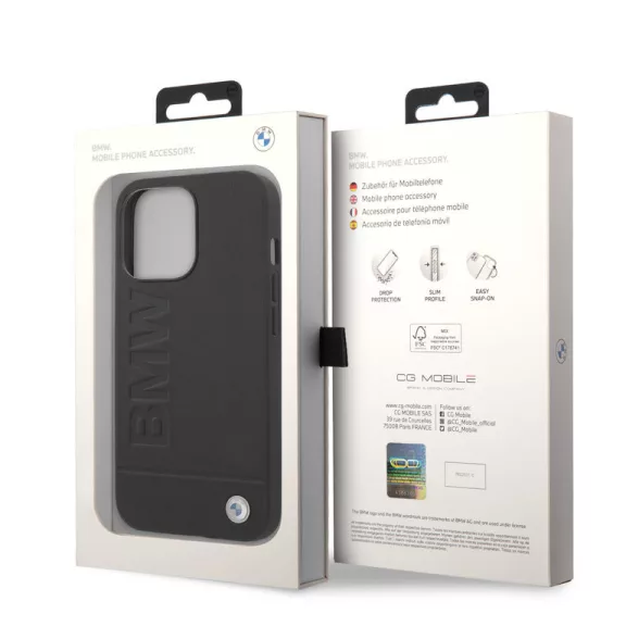 BMW hot stamp - iPhone 14 Pro tok - fekete