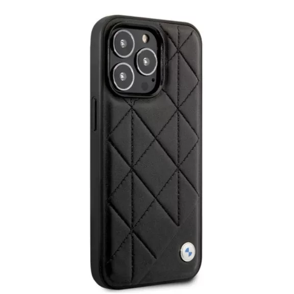 BMW Quilted - iPhone 14 Pro tok - fekete